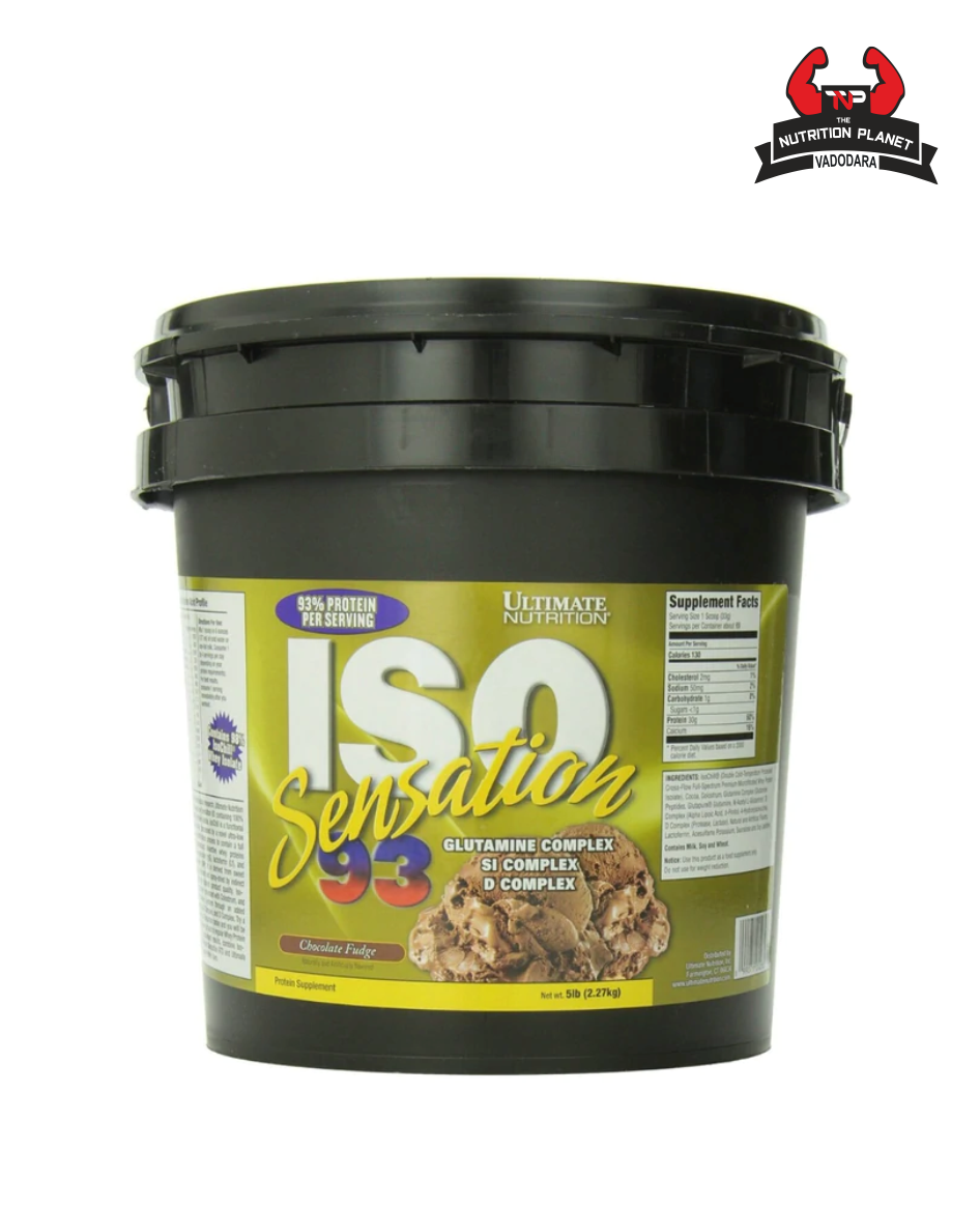 Ultimate Nutrition ISO Sensation-93 Whey Protein Isolate with Offical Authentic Tag official GMC importer